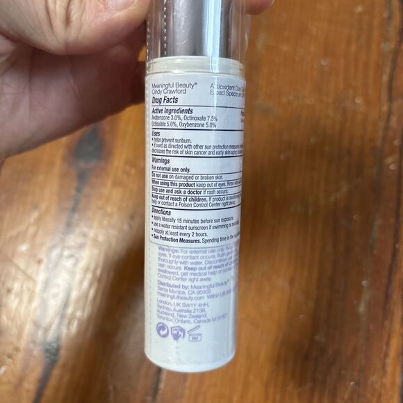 Meaningful Beauty Protect Antioxidant Anti-Aging Day Cream Creme SPF 20 1oz - Picture 2 of 3